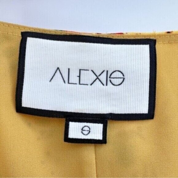 Alexis Holli Amber Bloom Floral Print Bohemian Tiered Mini Dress Size S - Picture 10 of 11